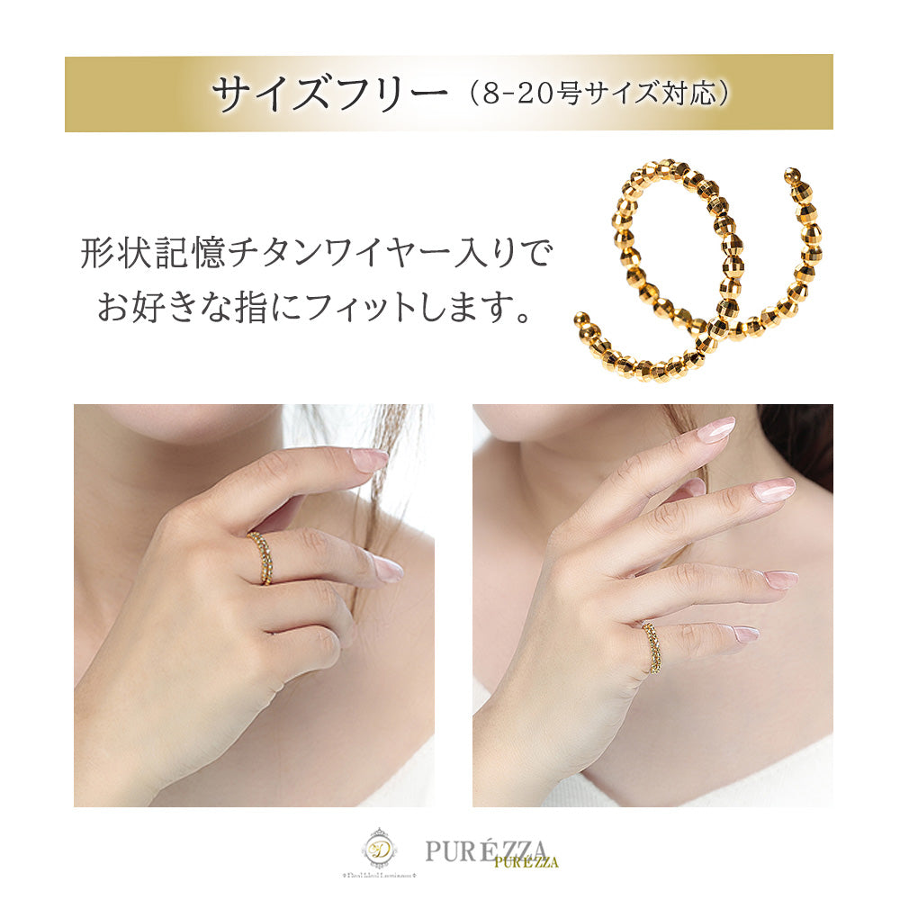 純金 24金 リング レディース サイズフリー リング   形状記憶 ワイヤー 8-20号 女性用 ring pure gold 24karat for woman 品質保証書